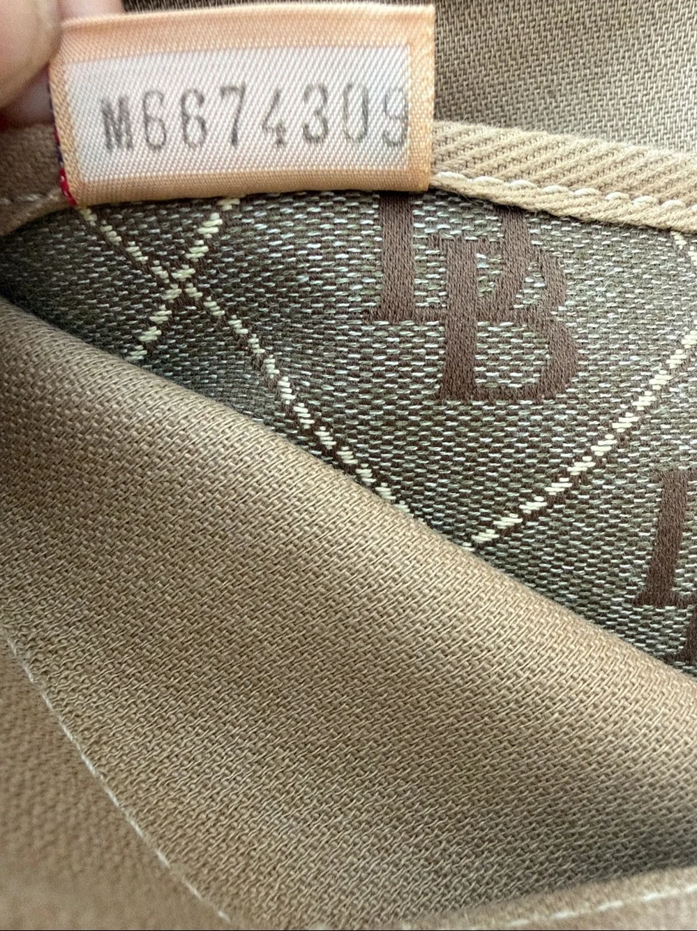 Dooney‎ and Bourke Signature Canvas Monogram Tote Brown Tan